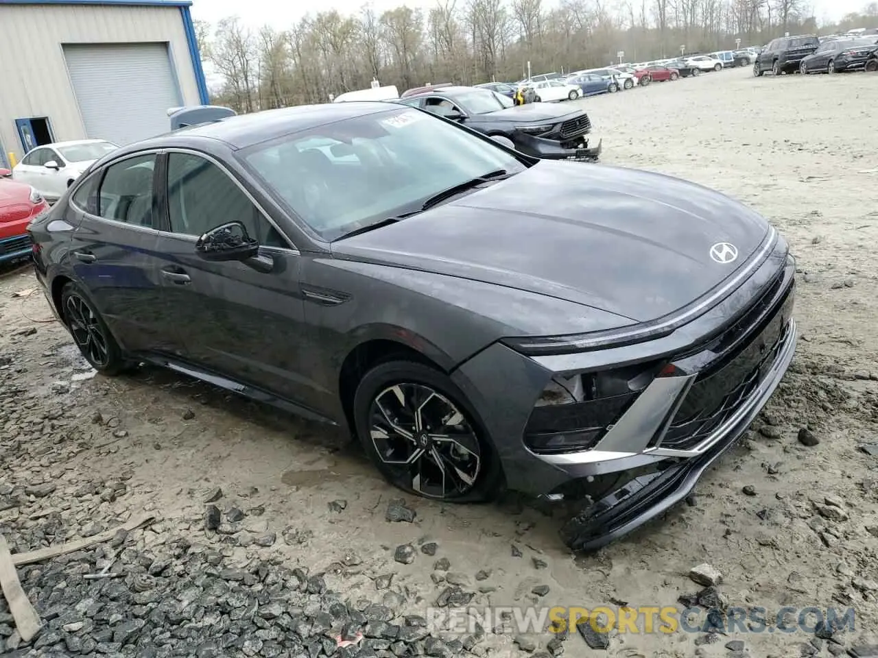 4 Photograph of a damaged car KMHL64JA0SA456583 HYUNDAI SONATA 2025