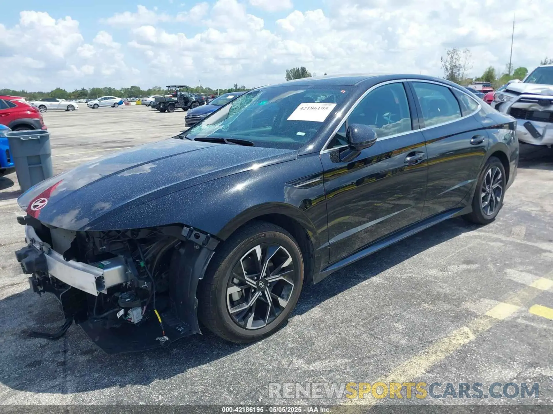 2 Photograph of a damaged car KMHL64JA1SA428968 HYUNDAI SONATA 2025