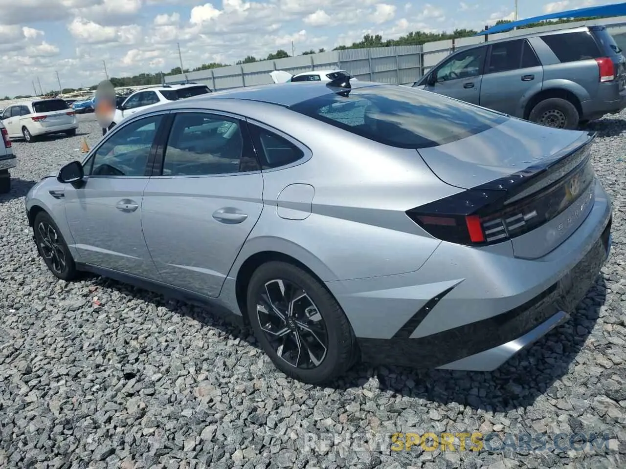 2 Photograph of a damaged car KMHL64JA2SA443625 HYUNDAI SONATA 2025