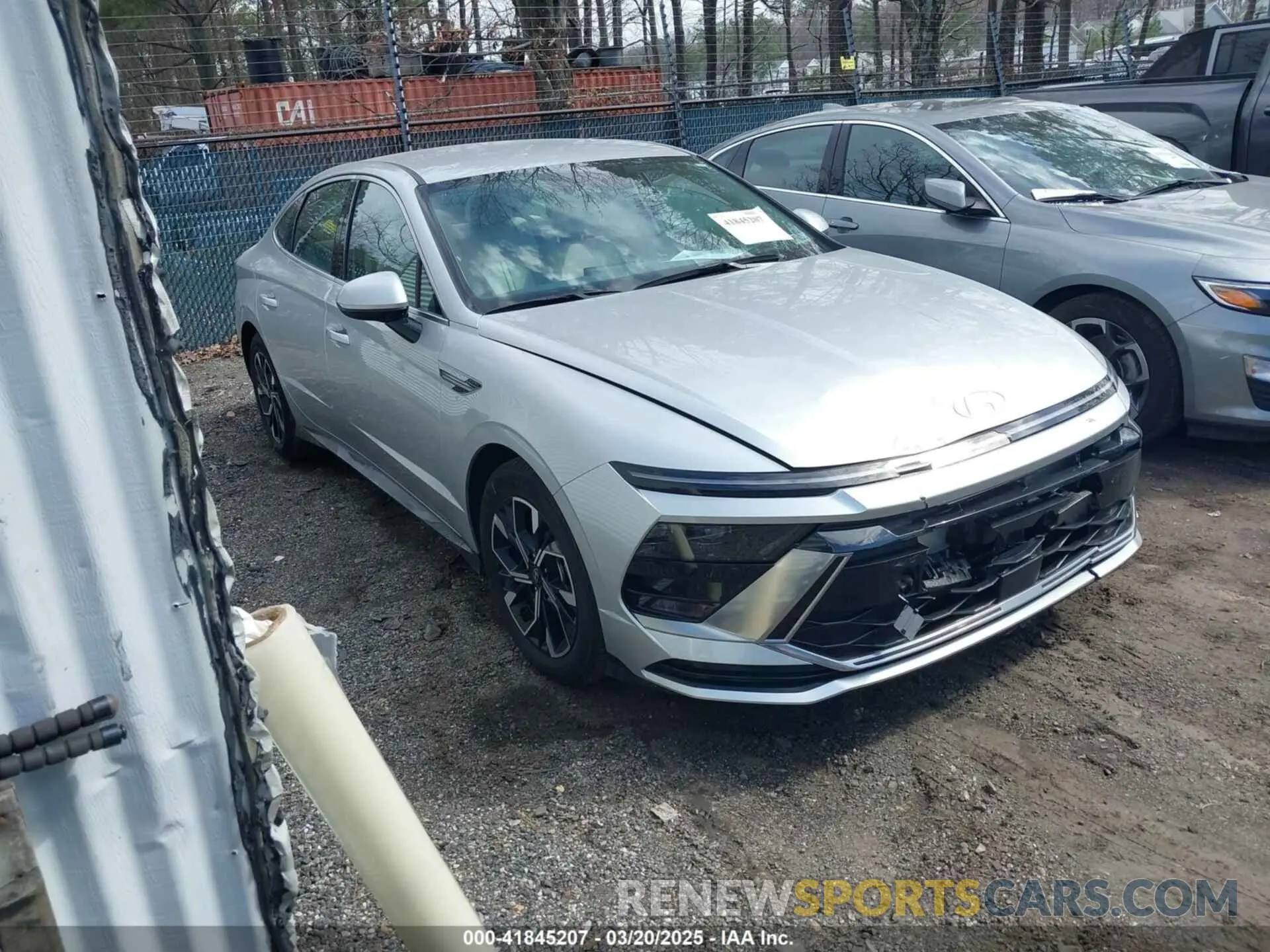 1 Photograph of a damaged car KMHL64JA2SA447559 HYUNDAI SONATA 2025