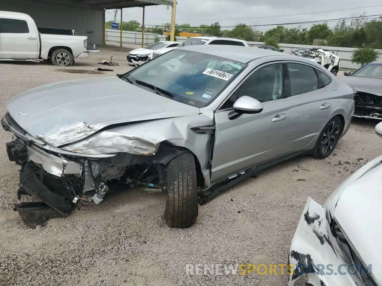 1 Photograph of a damaged car KMHL64JA3SA454827 HYUNDAI SONATA 2025