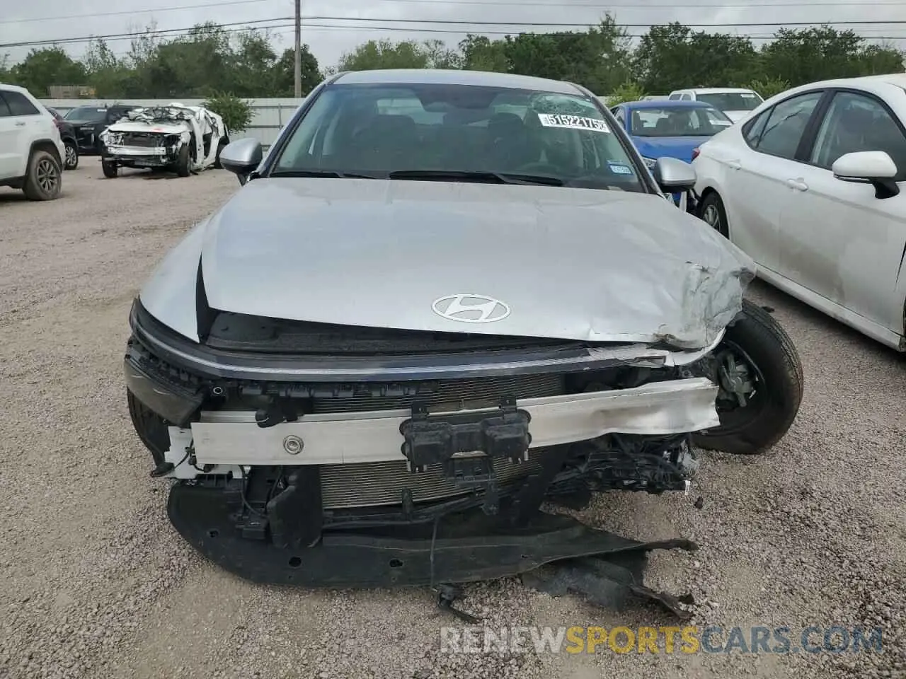 5 Photograph of a damaged car KMHL64JA3SA454827 HYUNDAI SONATA 2025