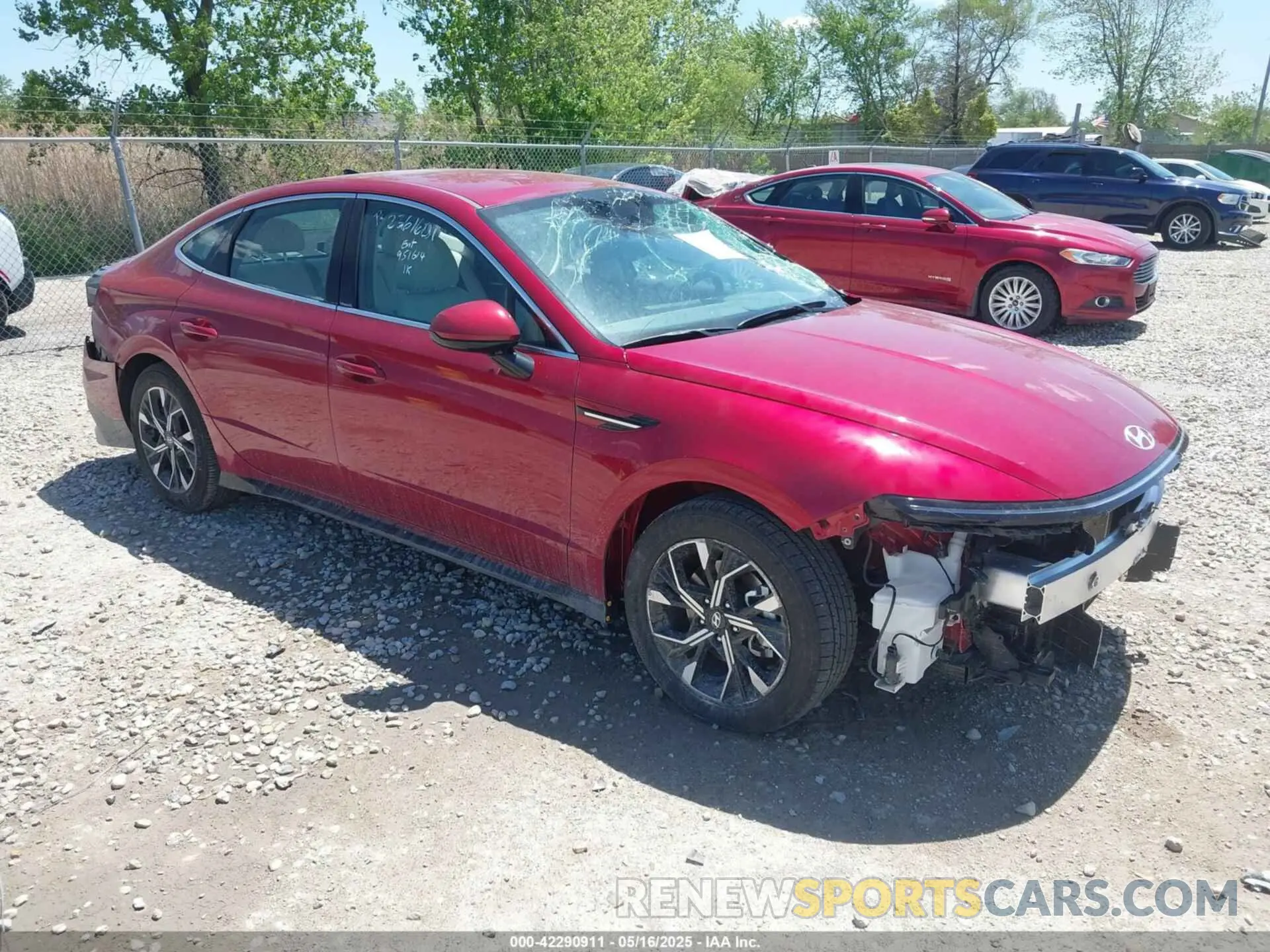 1 Photograph of a damaged car KMHL64JA4SA451614 HYUNDAI SONATA 2025