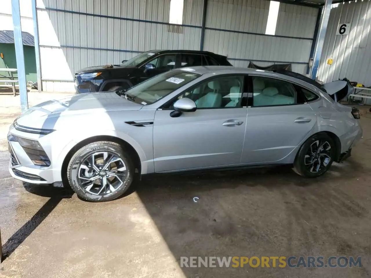 1 Photograph of a damaged car KMHL64JA5SA459284 HYUNDAI SONATA 2025