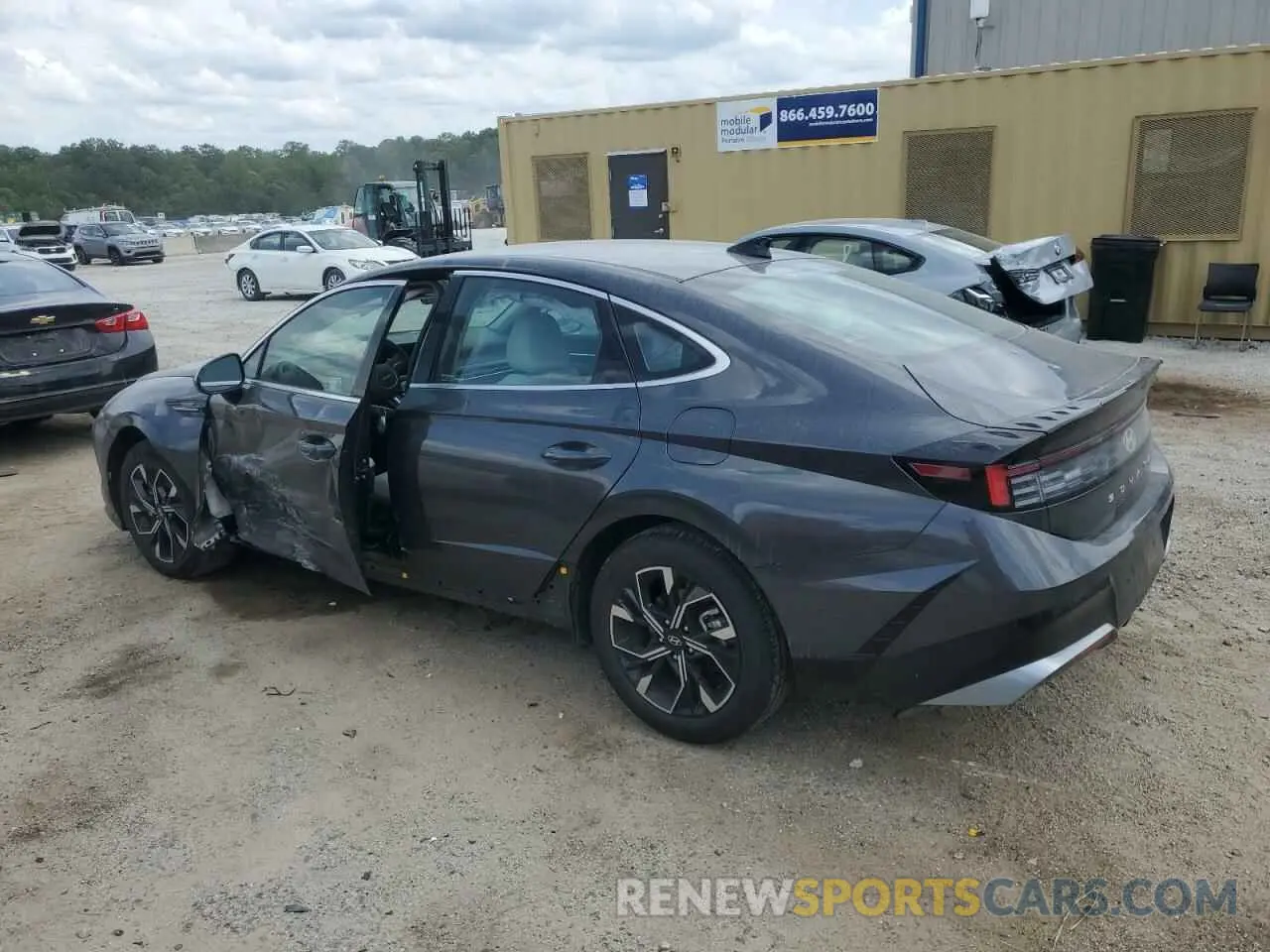 2 Photograph of a damaged car KMHL64JA7SA449260 HYUNDAI SONATA 2025