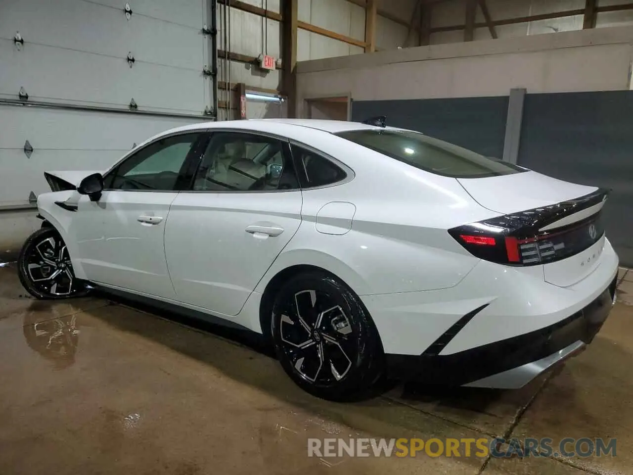2 Photograph of a damaged car KMHL64JA7SA462025 HYUNDAI SONATA 2025