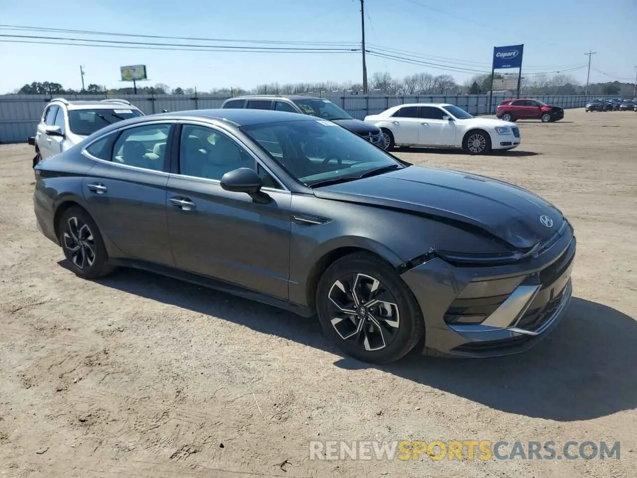 4 Photograph of a damaged car KMHL64JA9SA450555 HYUNDAI SONATA 2025