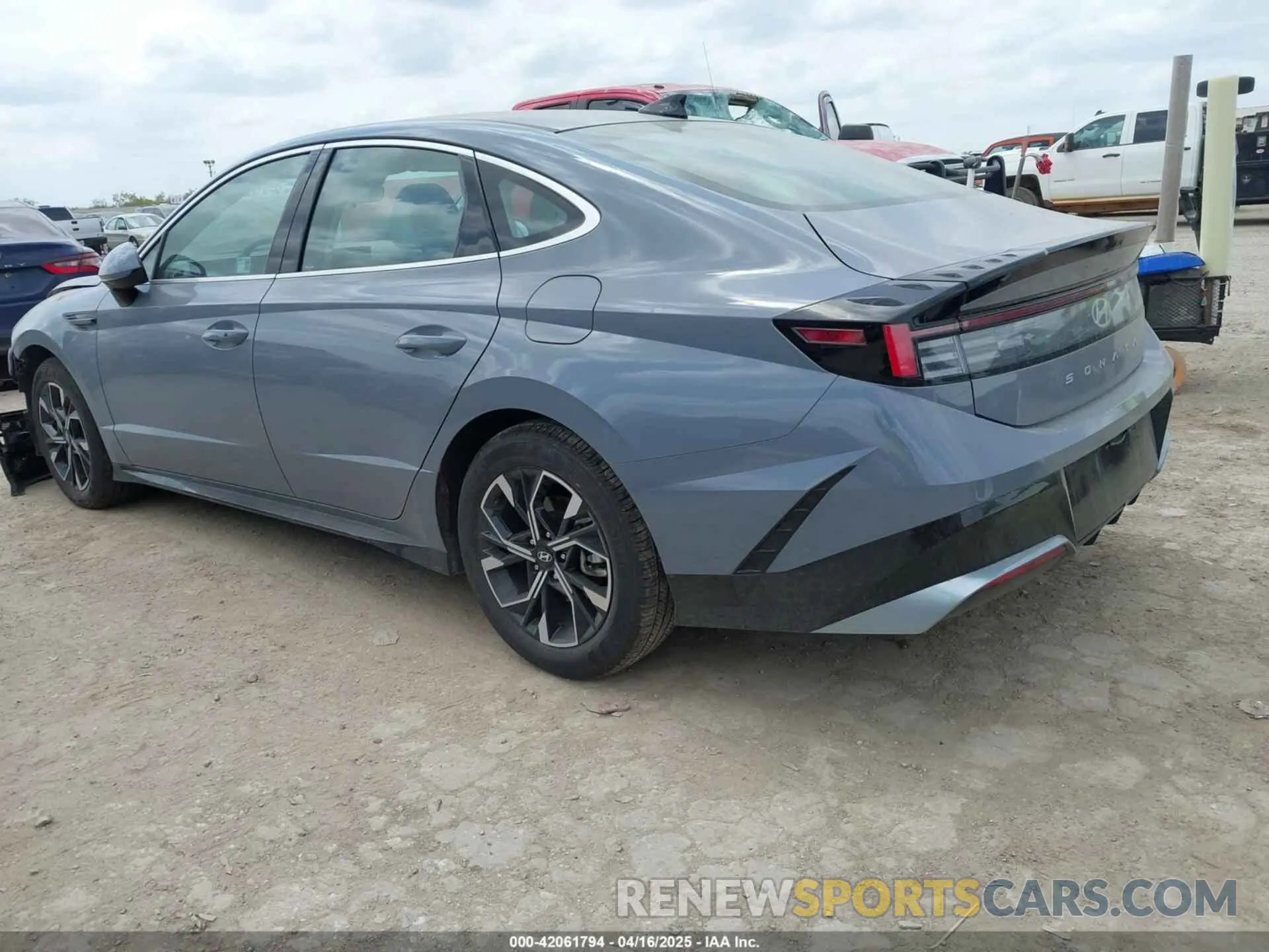 3 Photograph of a damaged car KMHL64JA9SA459031 HYUNDAI SONATA 2025