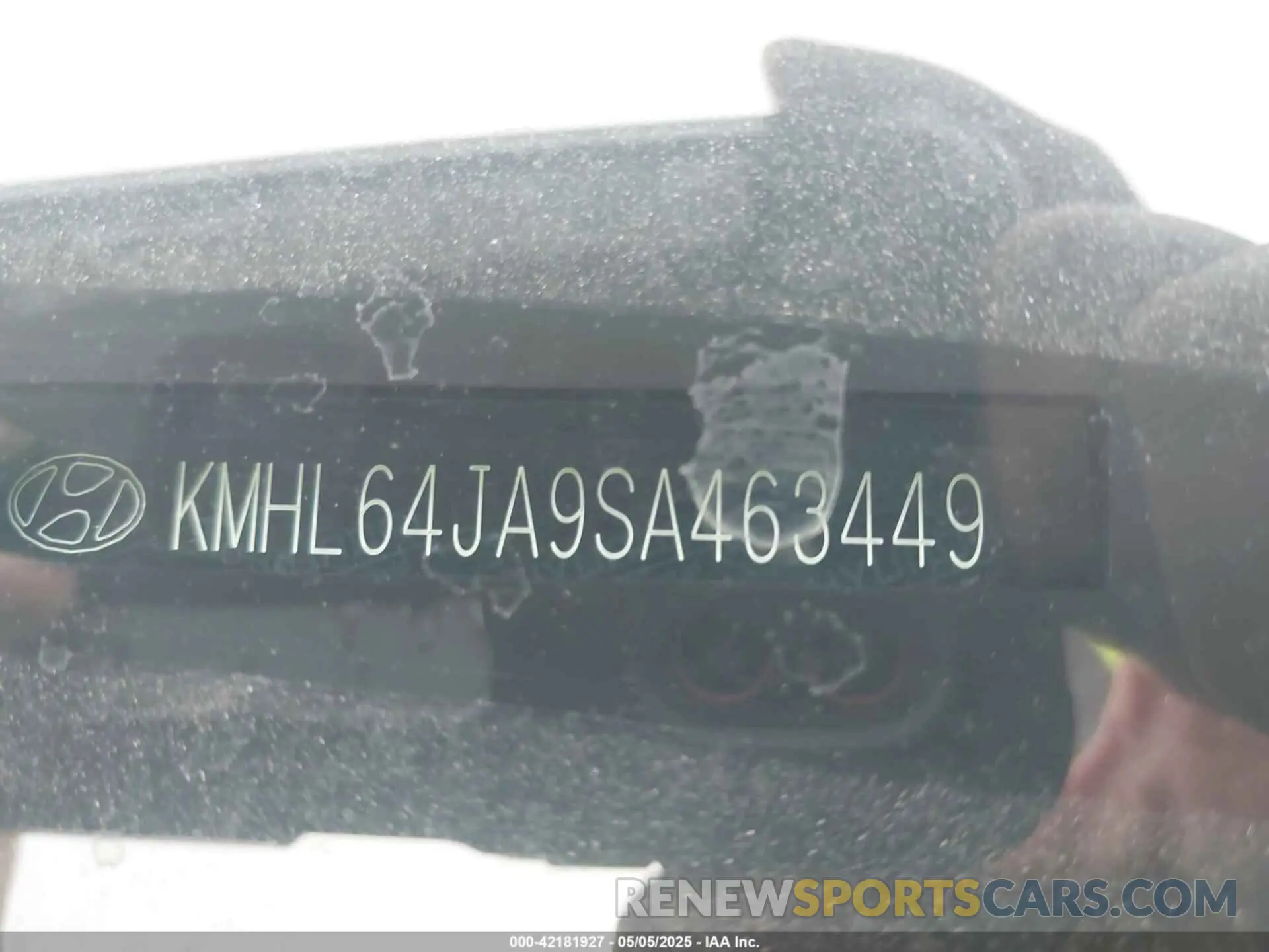 9 Photograph of a damaged car KMHL64JA9SA463449 HYUNDAI SONATA 2025