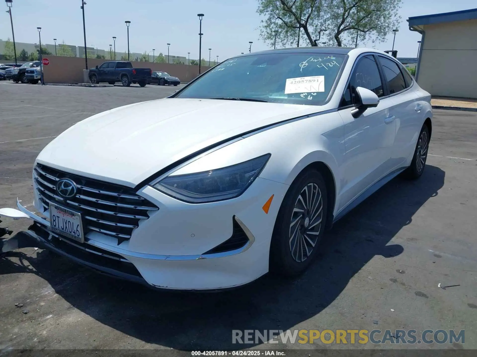 2 Фотография поврежденного автомобиля KMHL54JJ1LA012388 HYUNDAI SONATA HYBRID 2020
