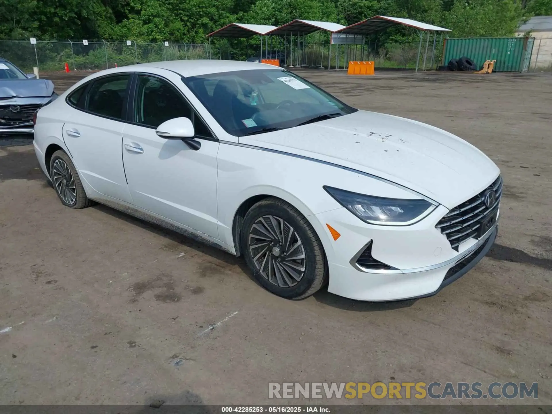 1 Photograph of a damaged car KMHL34JJ5NA047444 HYUNDAI SONATA HYBRID 2022
