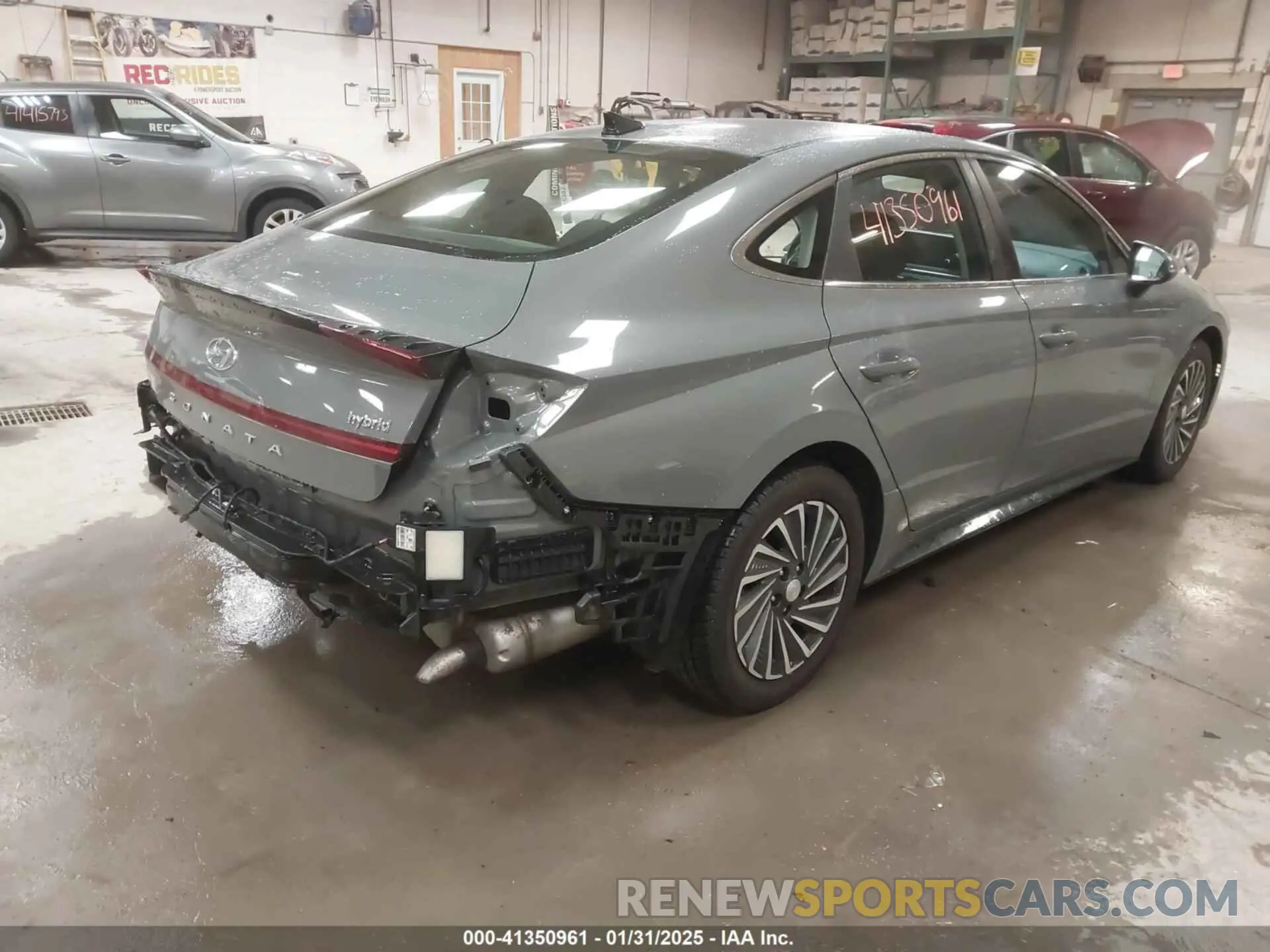 4 Фотография поврежденного автомобиля KMHL34JJ5NA047976 HYUNDAI SONATA HYBRID 2022