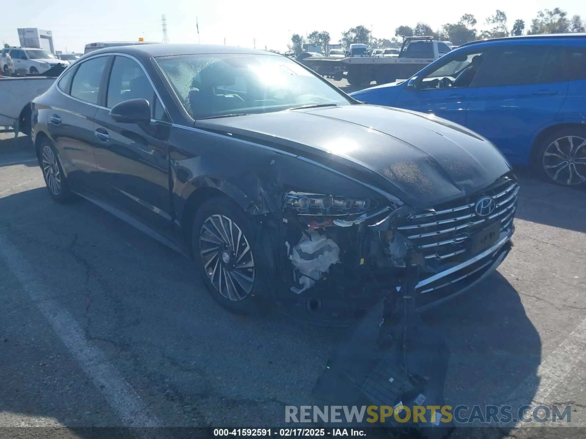 1 Фотография поврежденного автомобиля KMHL54JJ3NA049672 HYUNDAI SONATA HYBRID 2022