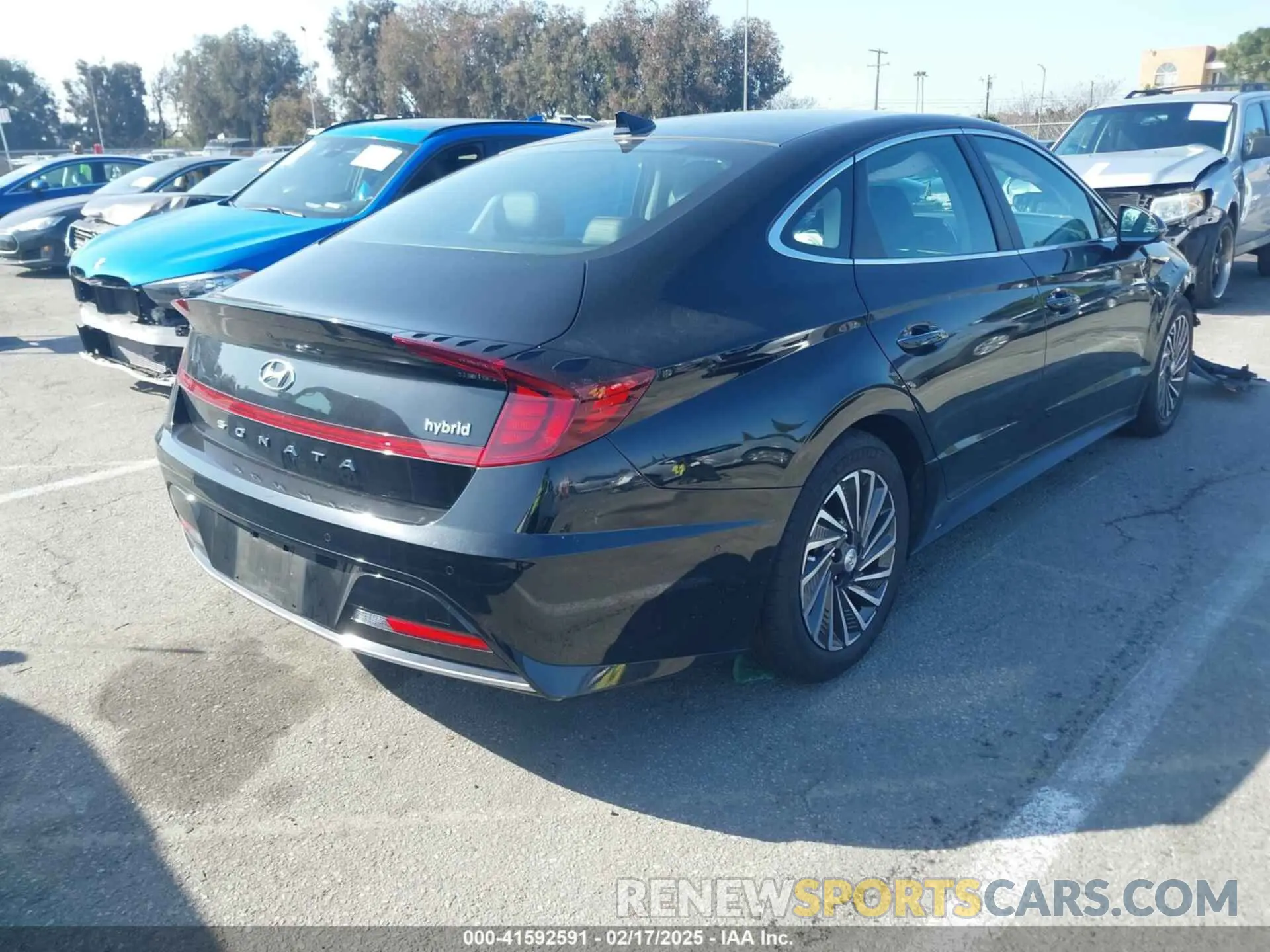 4 Фотография поврежденного автомобиля KMHL54JJ3NA049672 HYUNDAI SONATA HYBRID 2022