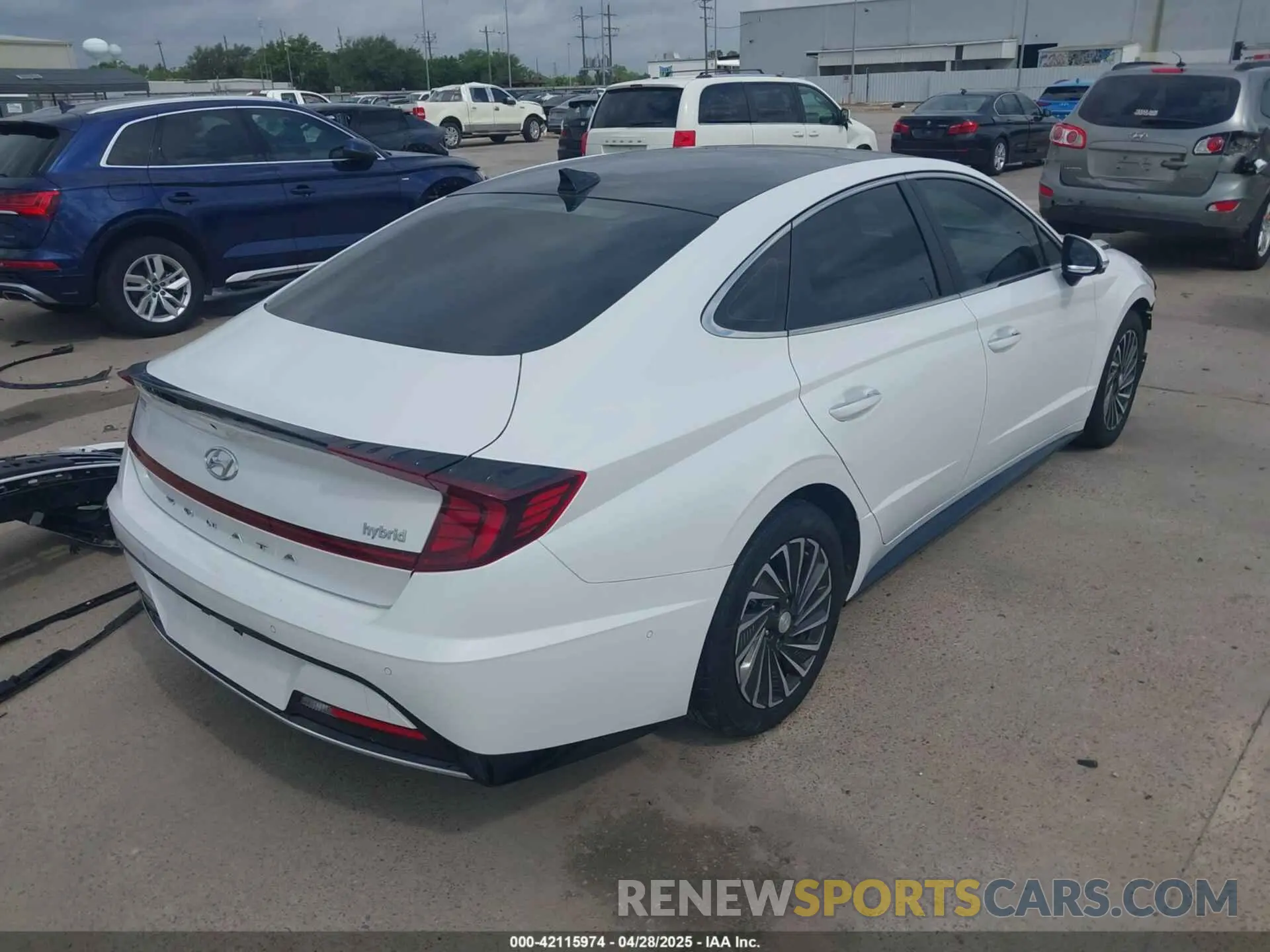 4 Photograph of a damaged car KMHL54JJ8NA049246 HYUNDAI SONATA HYBRID 2022