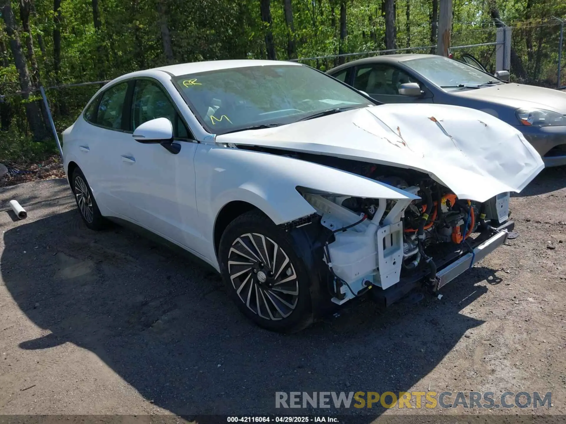 1 Photograph of a damaged car KMHL34JJ7PA078228 HYUNDAI SONATA HYBRID 2023
