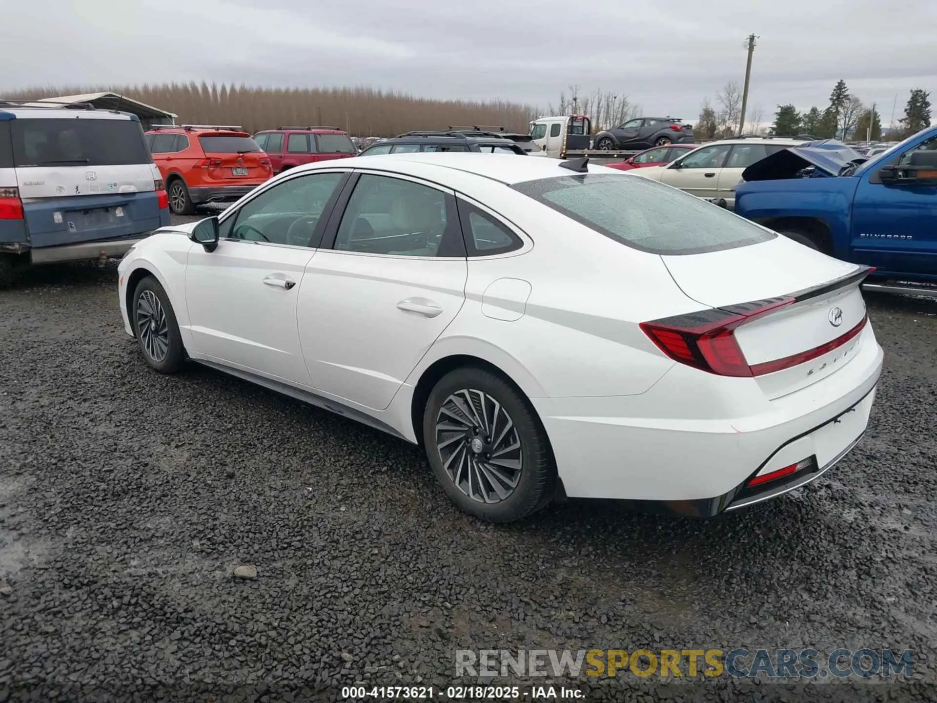 3 Фотография поврежденного автомобиля KMHL34JJXPA054067 HYUNDAI SONATA HYBRID 2023