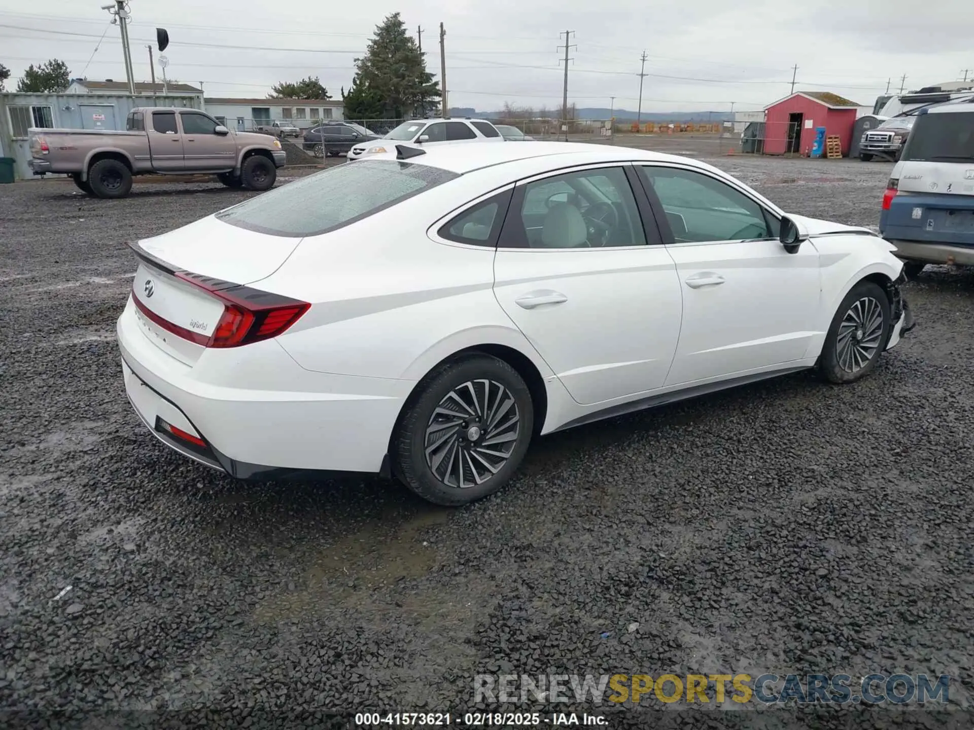 4 Фотография поврежденного автомобиля KMHL34JJXPA054067 HYUNDAI SONATA HYBRID 2023