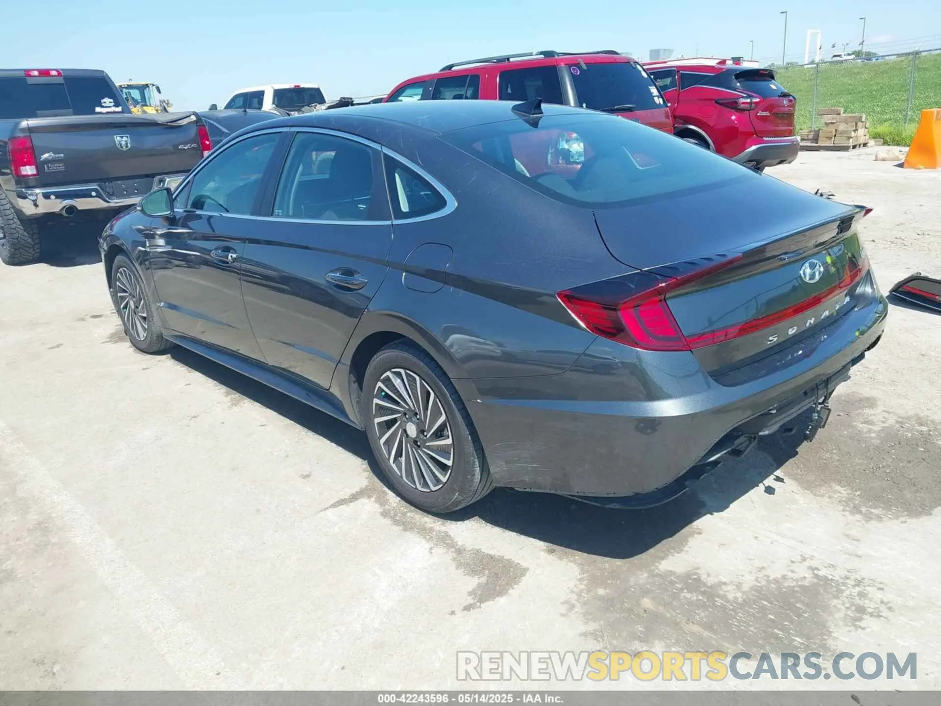 3 Photograph of a damaged car KMHL34JJXPA075050 HYUNDAI SONATA HYBRID 2023