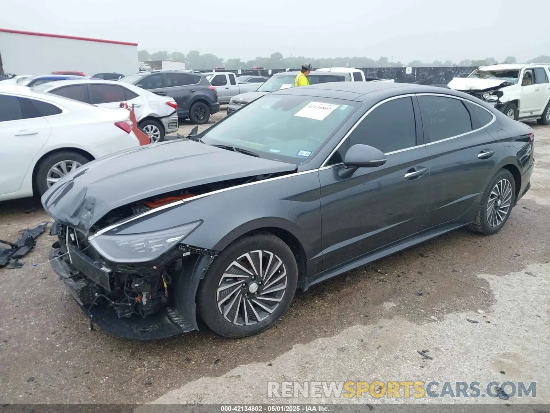 2 Photograph of a damaged car KMHL54JJ1PA077621 HYUNDAI SONATA HYBRID 2023