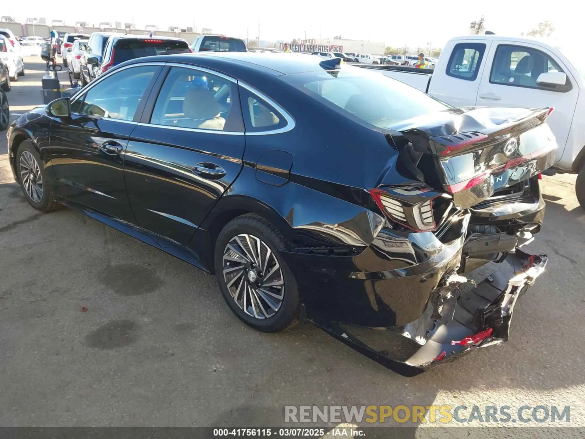 3 Photograph of a damaged car KMHL54JJ8PA075462 HYUNDAI SONATA HYBRID 2023