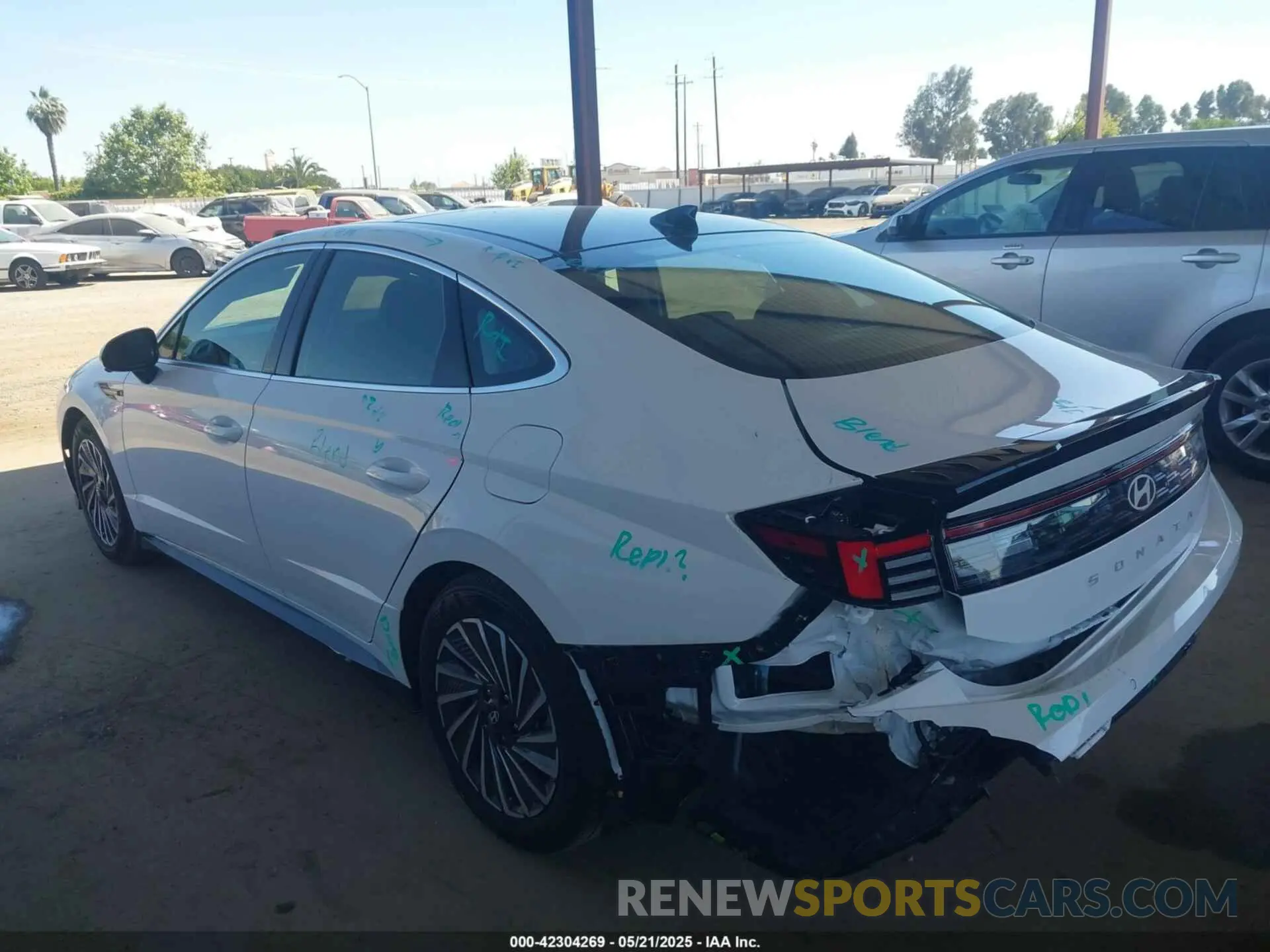 3 Photograph of a damaged car KMHL54JJ0SA119365 HYUNDAI SONATA HYBRID 2025