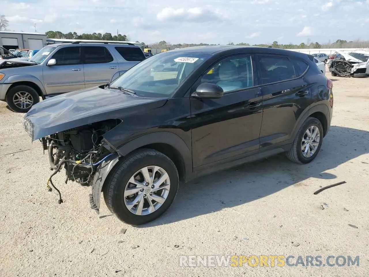 1 Photograph of a damaged car KM8J23A40KU051653 HYUNDAI TUCSON 2019