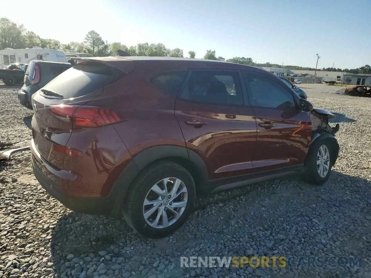 3 Photograph of a damaged car KM8J23A40KU886720 HYUNDAI TUCSON 2019