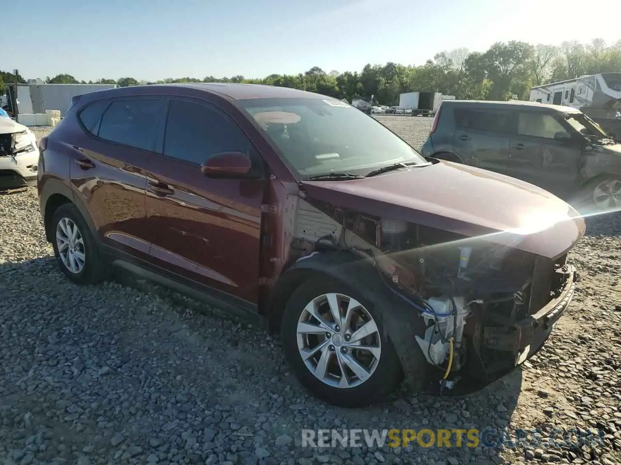 4 Photograph of a damaged car KM8J23A40KU886720 HYUNDAI TUCSON 2019