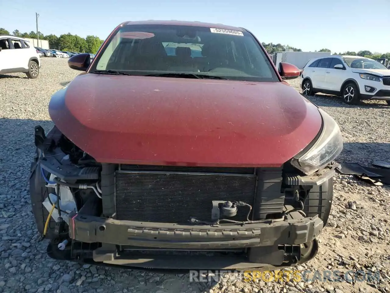5 Photograph of a damaged car KM8J23A40KU886720 HYUNDAI TUCSON 2019