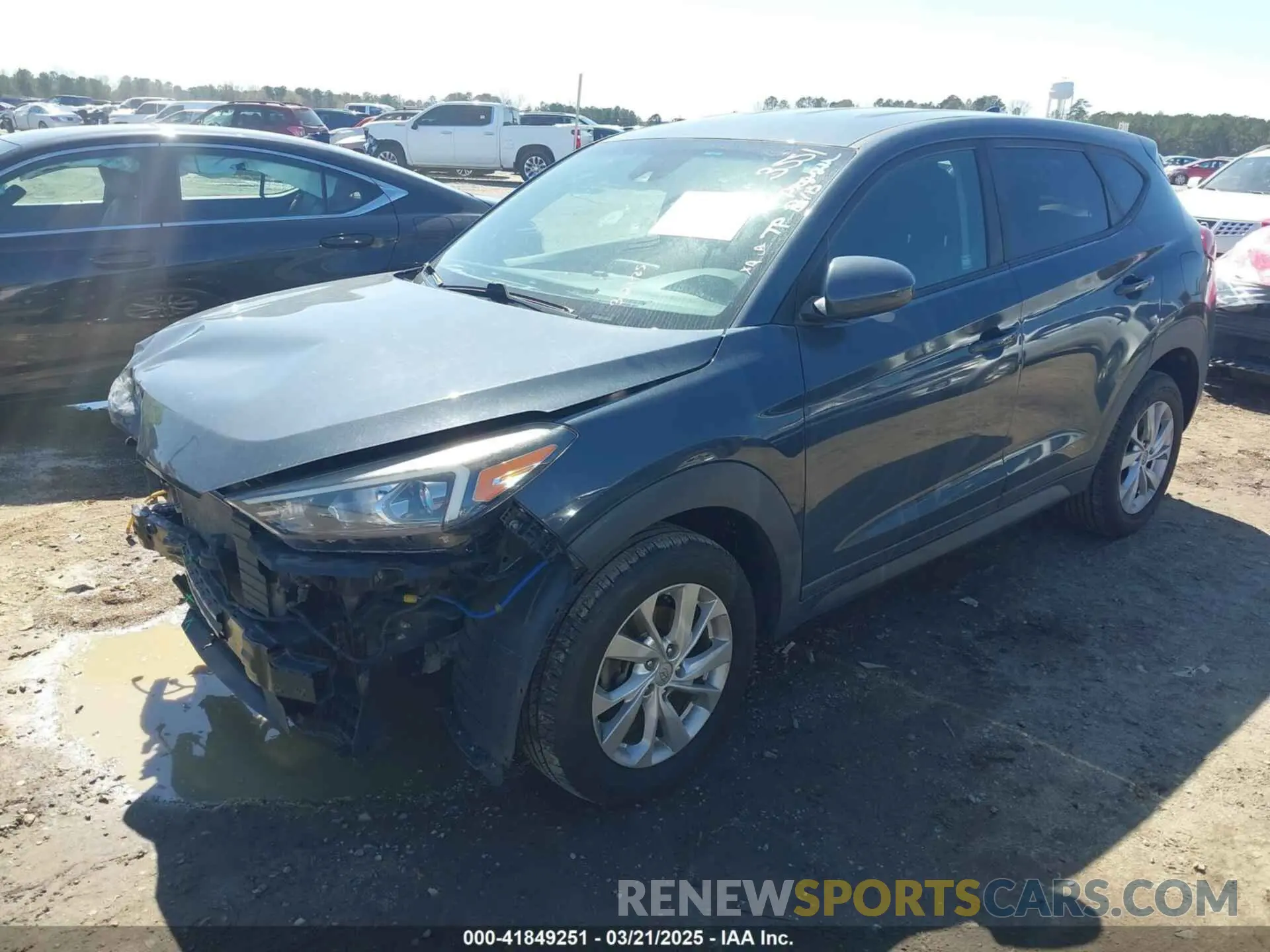 2 Photograph of a damaged car KM8J23A40KU894803 HYUNDAI TUCSON 2019