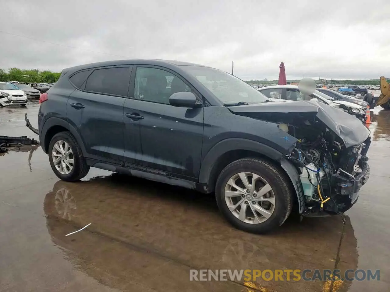 4 Photograph of a damaged car KM8J23A40KU923328 HYUNDAI TUCSON 2019