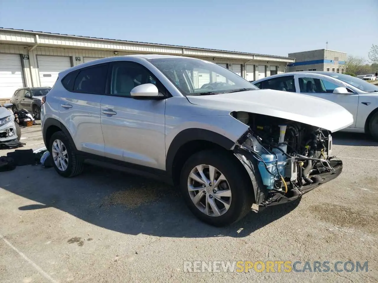 4 Photograph of a damaged car KM8J23A40KU951999 HYUNDAI TUCSON 2019