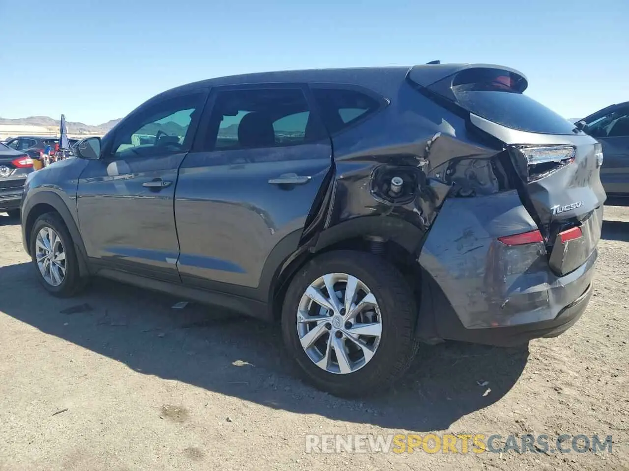2 Photograph of a damaged car KM8J23A41KU018855 HYUNDAI TUCSON 2019