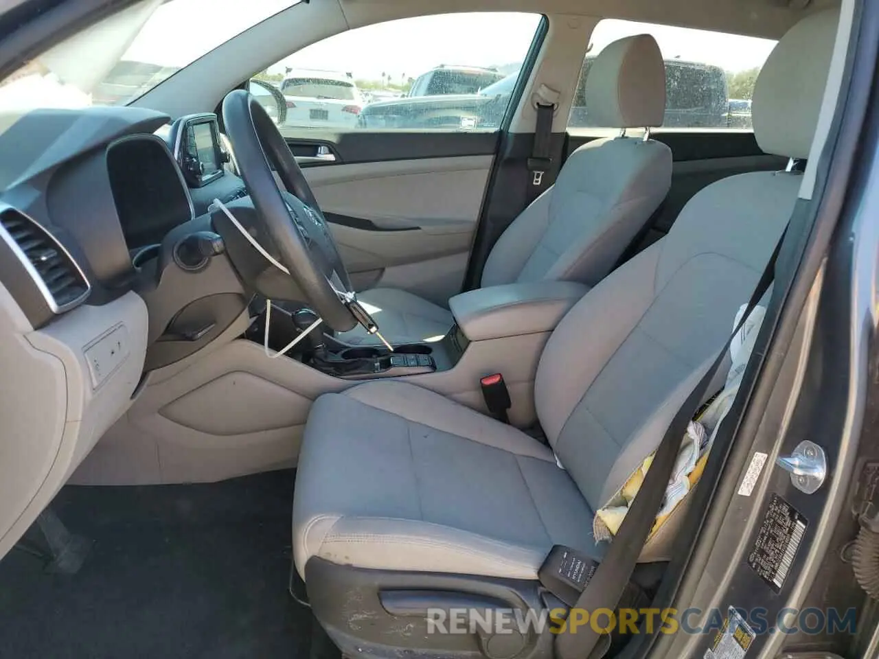 7 Photograph of a damaged car KM8J23A41KU018855 HYUNDAI TUCSON 2019