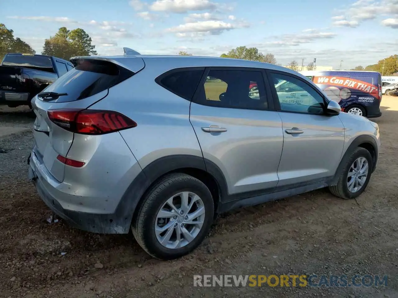 3 Photograph of a damaged car KM8J23A41KU837512 HYUNDAI TUCSON 2019