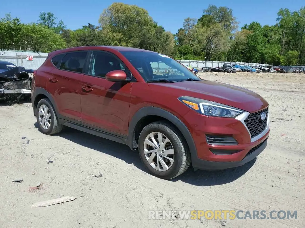 4 Photograph of a damaged car KM8J23A41KU860823 HYUNDAI TUCSON 2019