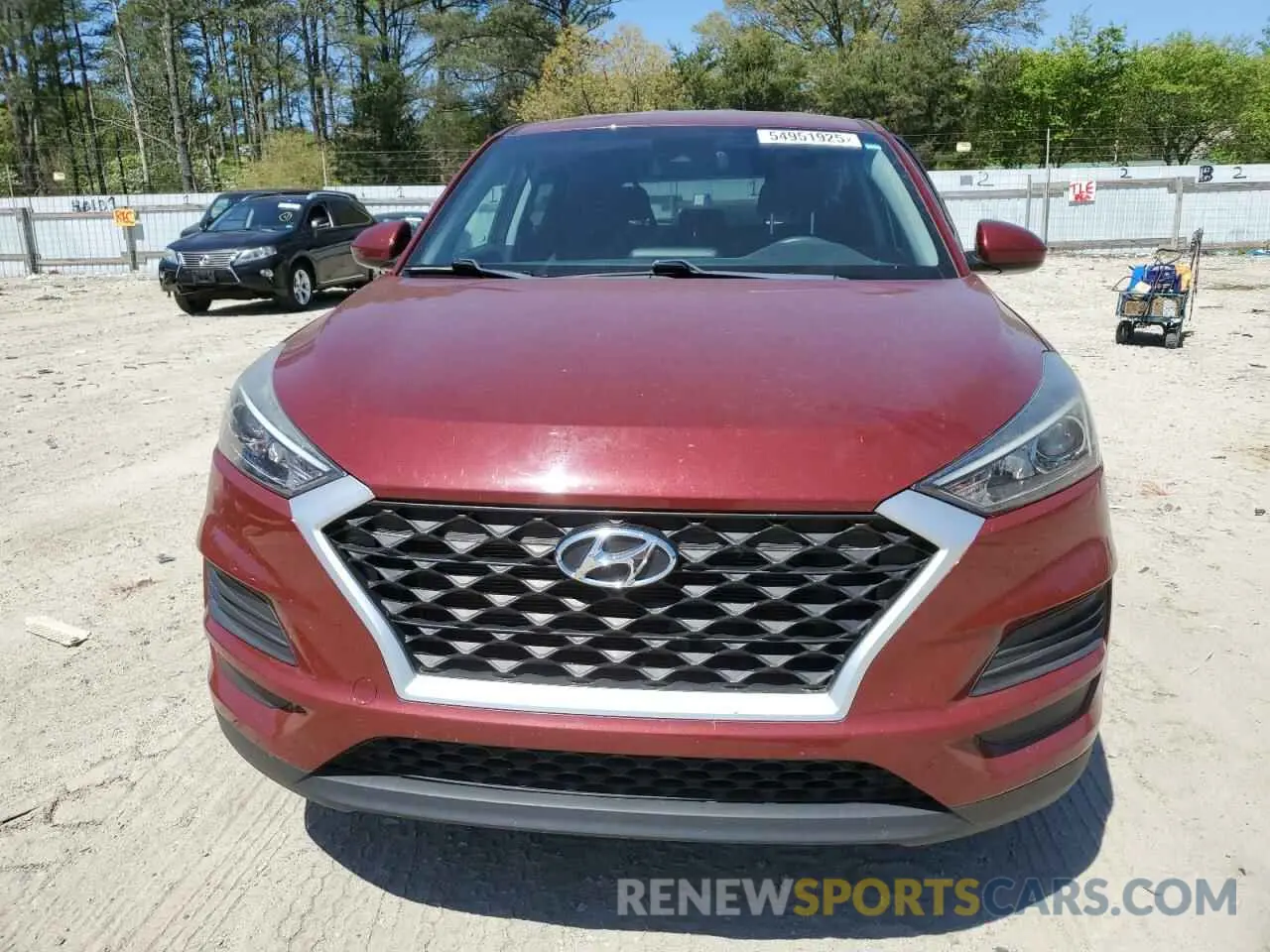 5 Photograph of a damaged car KM8J23A41KU860823 HYUNDAI TUCSON 2019