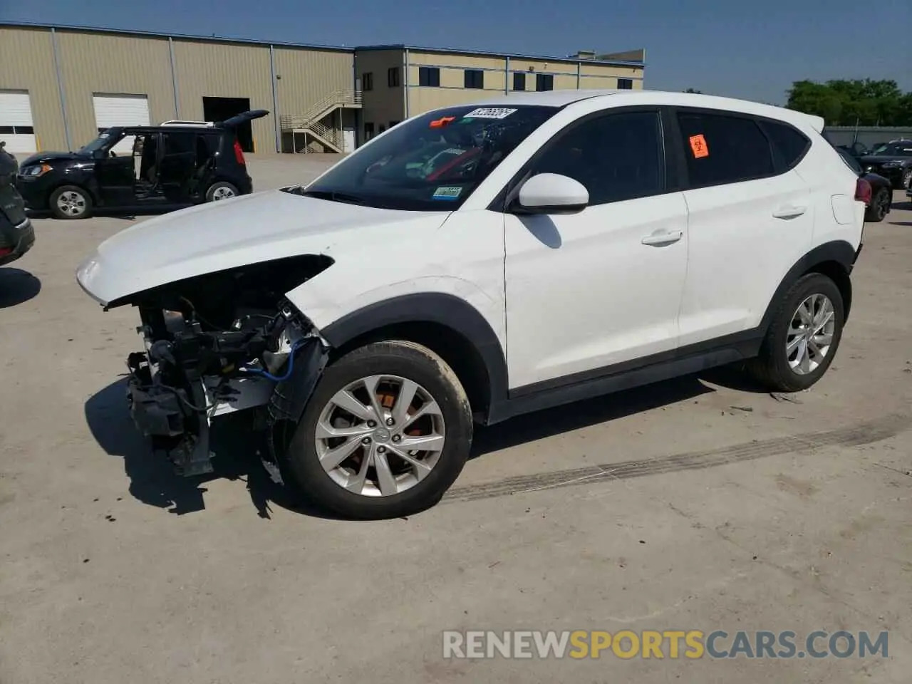 1 Photograph of a damaged car KM8J23A41KU915867 HYUNDAI TUCSON 2019