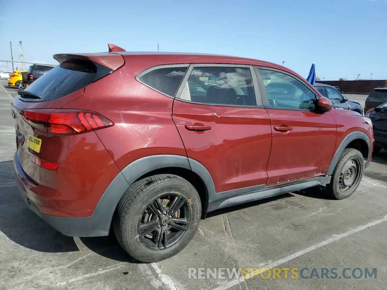 3 Photograph of a damaged car KM8J23A41KU946634 HYUNDAI TUCSON 2019