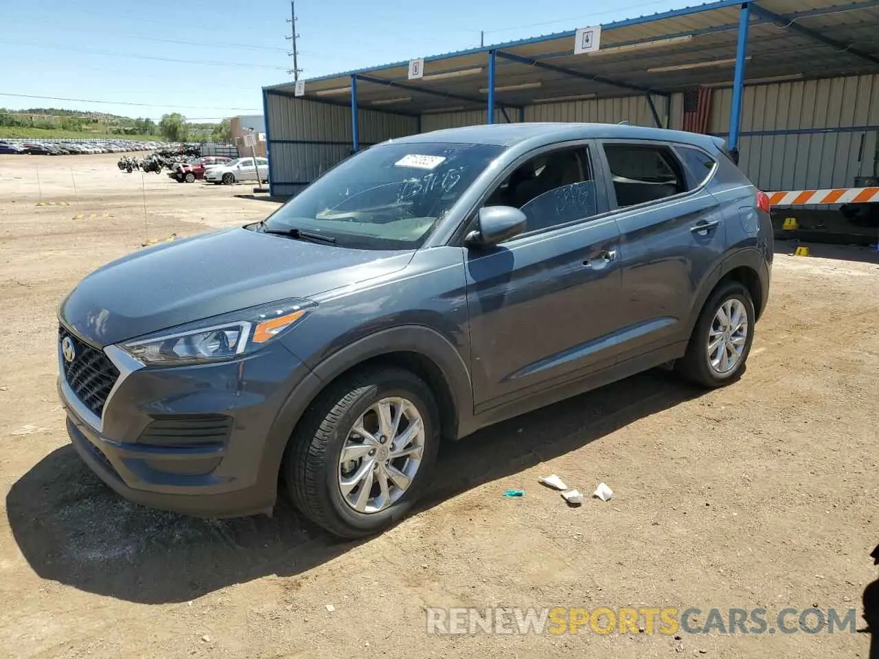 1 Photograph of a damaged car KM8J23A42KU004415 HYUNDAI TUCSON 2019