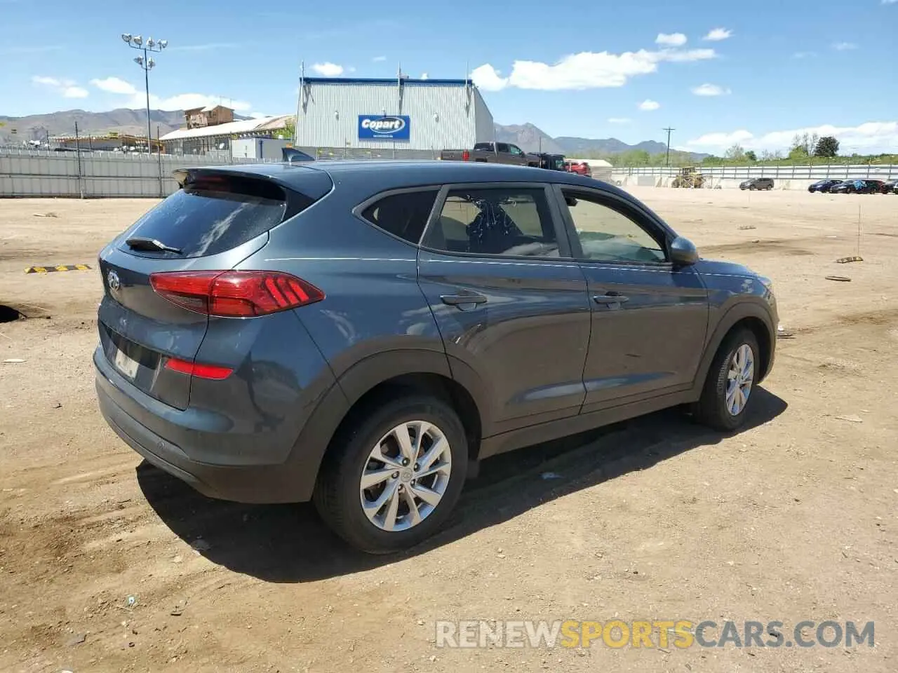 3 Photograph of a damaged car KM8J23A42KU004415 HYUNDAI TUCSON 2019