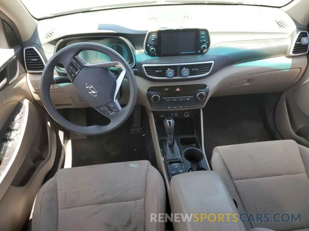 8 Photograph of a damaged car KM8J23A42KU004415 HYUNDAI TUCSON 2019
