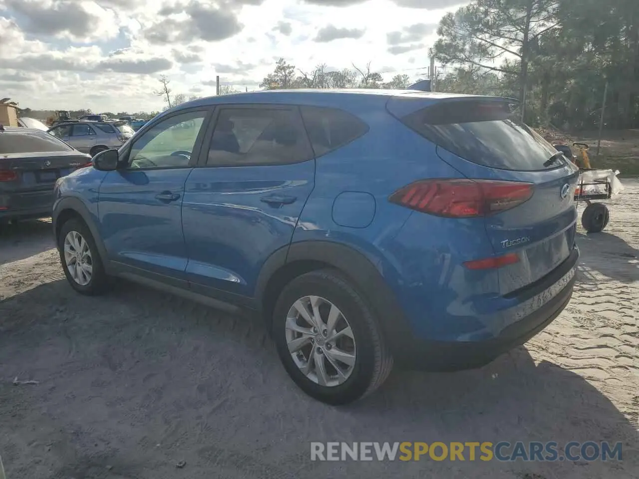 2 Photograph of a damaged car KM8J23A42KU007086 HYUNDAI TUCSON 2019