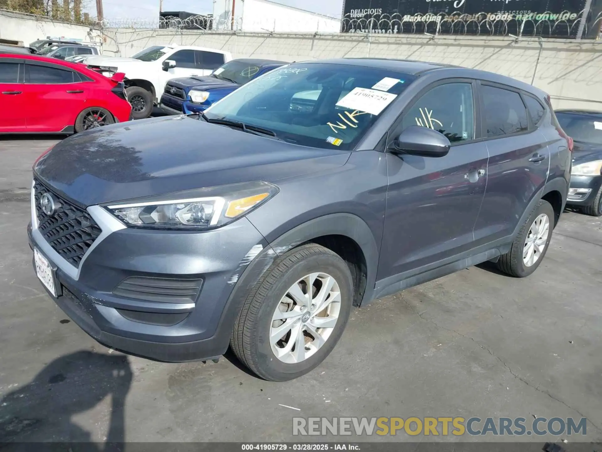 2 Photograph of a damaged car KM8J23A42KU079664 HYUNDAI TUCSON 2019