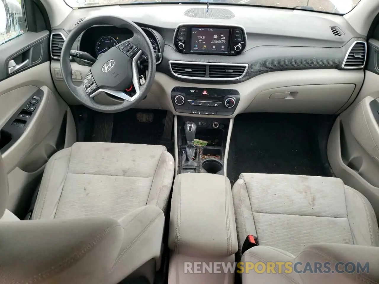 8 Photograph of a damaged car KM8J23A42KU874584 HYUNDAI TUCSON 2019