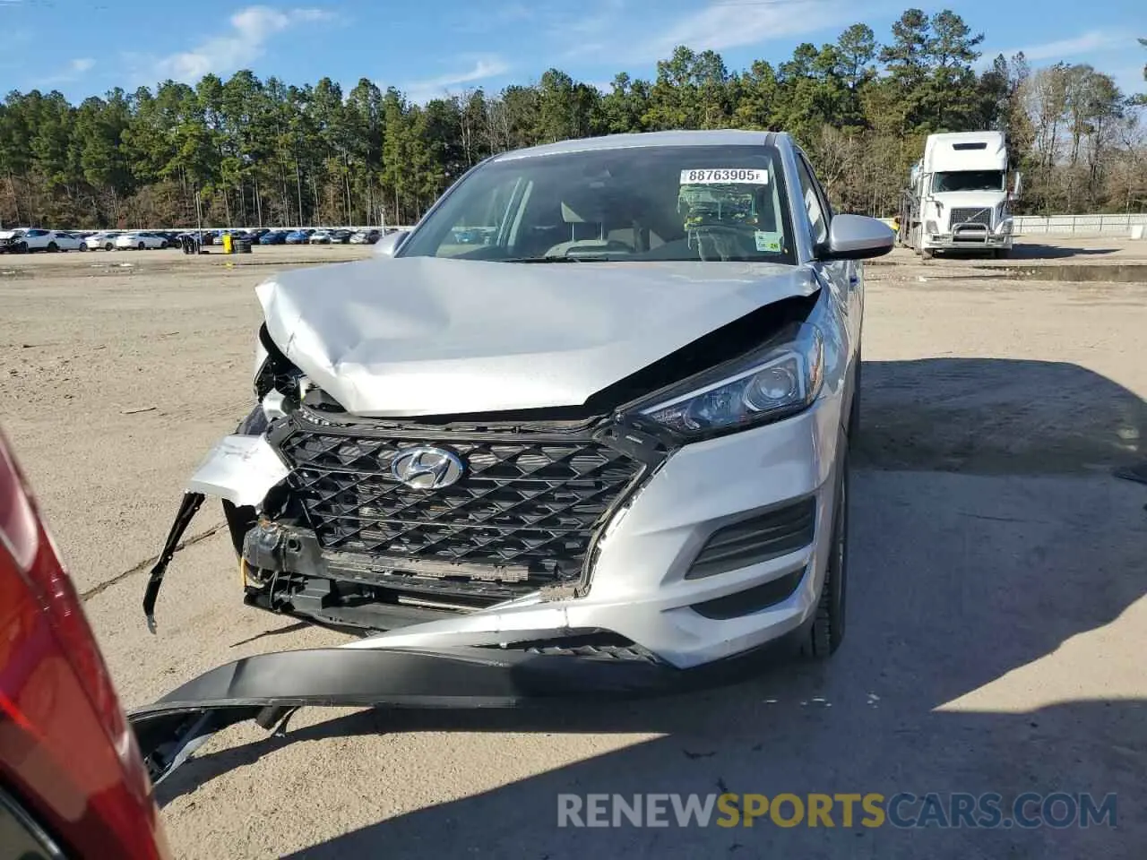 5 Photograph of a damaged car KM8J23A42KU886878 HYUNDAI TUCSON 2019