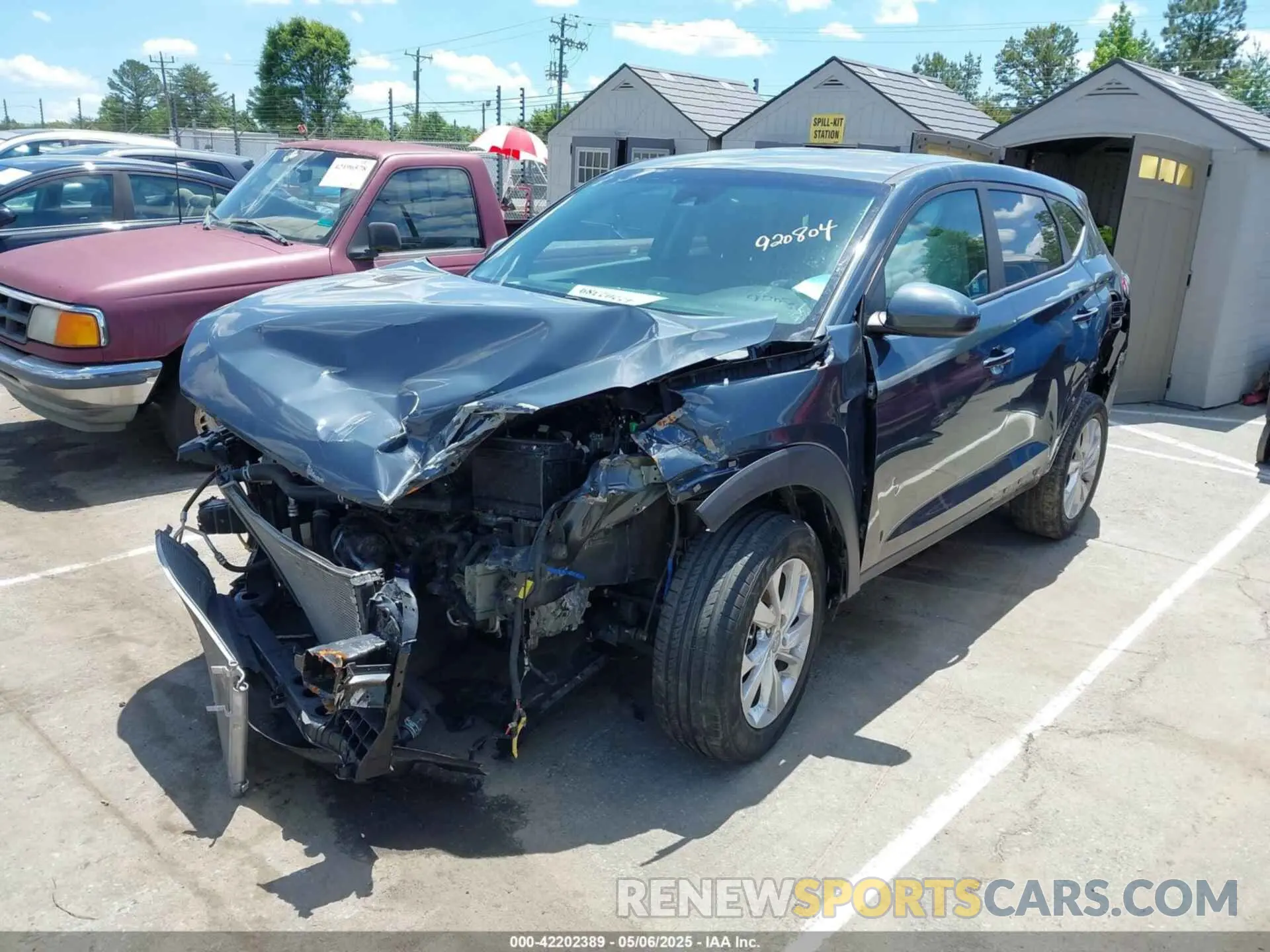 2 Фотография поврежденного автомобиля KM8J23A42KU920804 HYUNDAI TUCSON 2019