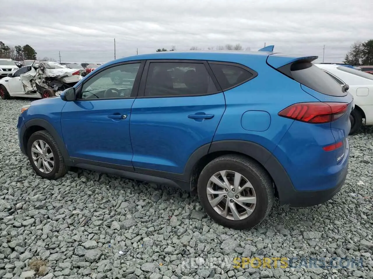 2 Photograph of a damaged car KM8J23A42KU956802 HYUNDAI TUCSON 2019