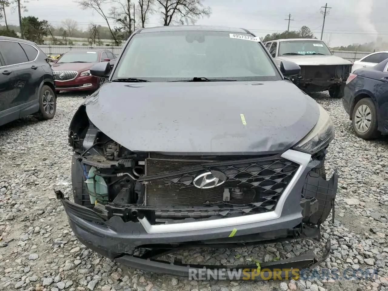 5 Фотография поврежденного автомобиля KM8J23A42KU998127 HYUNDAI TUCSON 2019